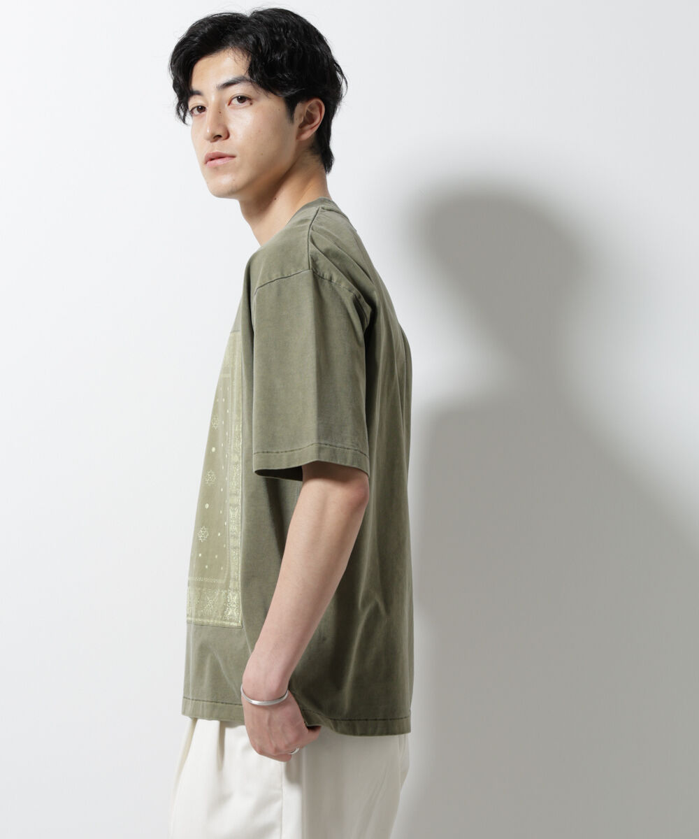 nano･universe「ピグメントクラフトTシャツ 半袖」|Tシャツ・カットソー|