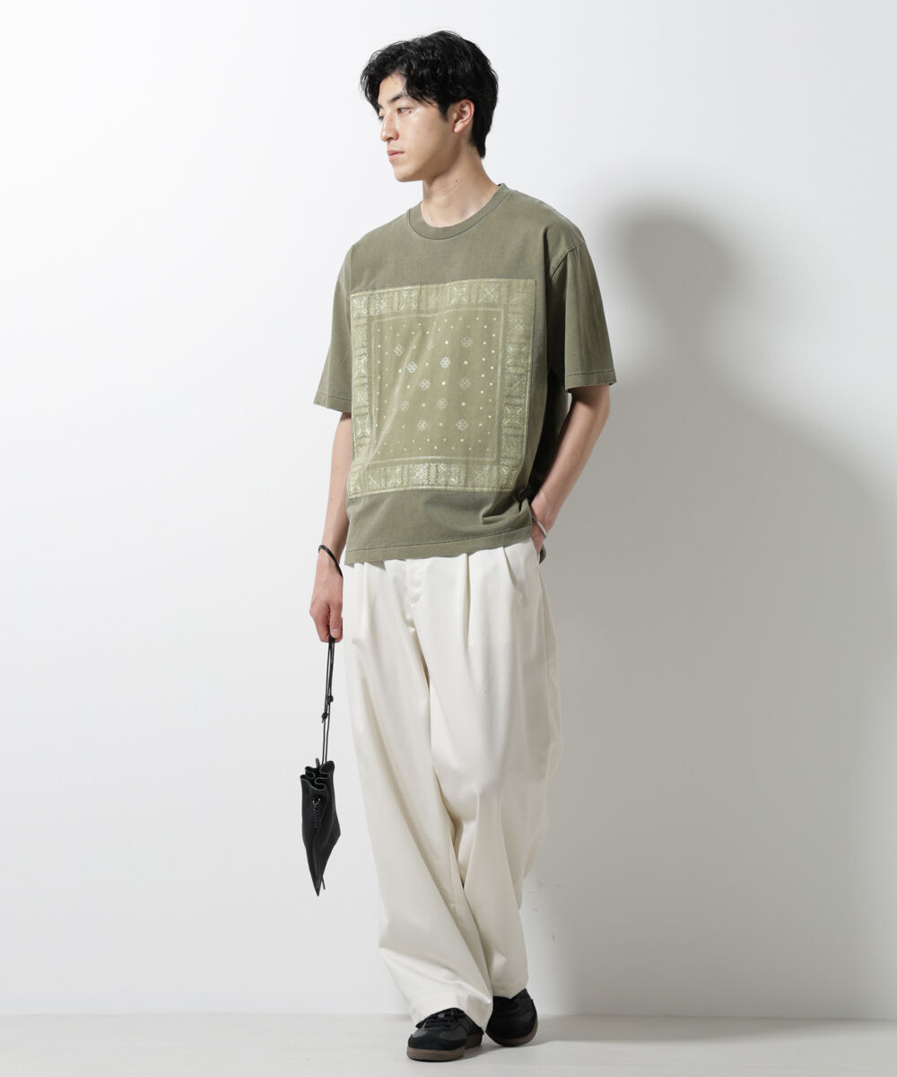 nano･universe「ピグメントクラフトTシャツ 半袖」|Tシャツ・カットソー|