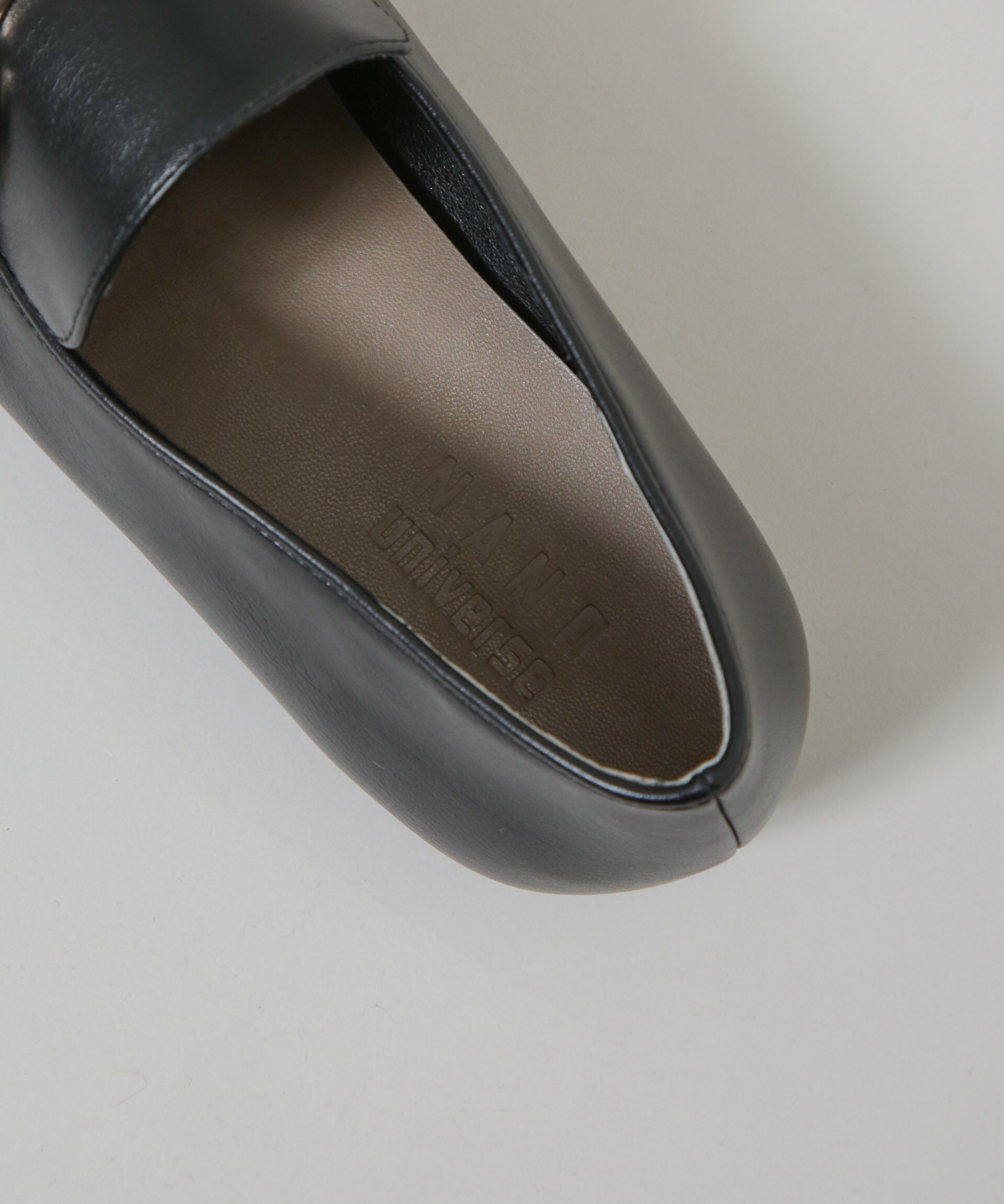 nano･universe「スクエアトゥバックル付きローファー」|ビジネス・ドレスシューズ|