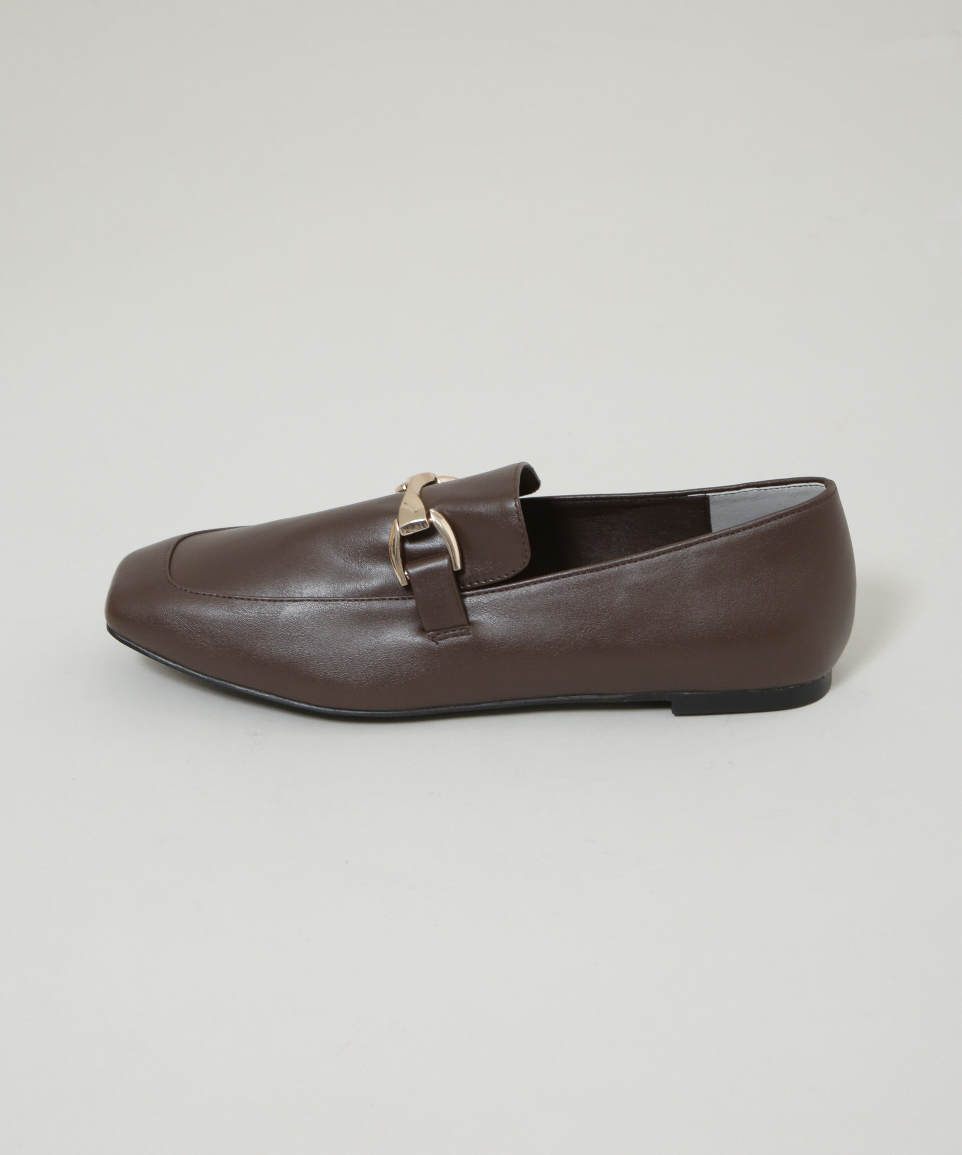 nano･universe「スクエアトゥバックル付きローファー」|ビジネス・ドレスシューズ|