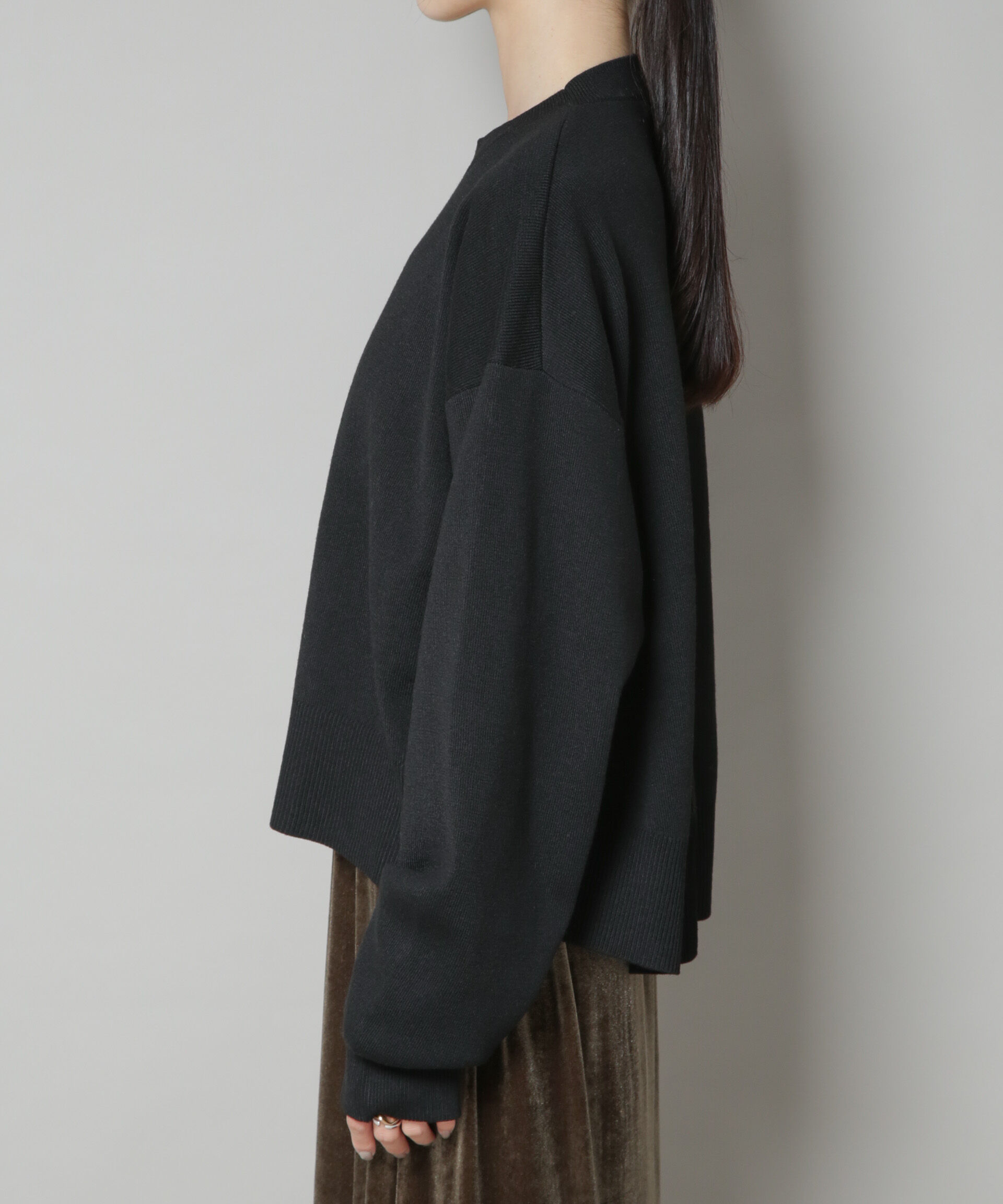 nano･universe「毛玉抑制ニットプルオーバー(セットアップ可)」|ニット・セーター|