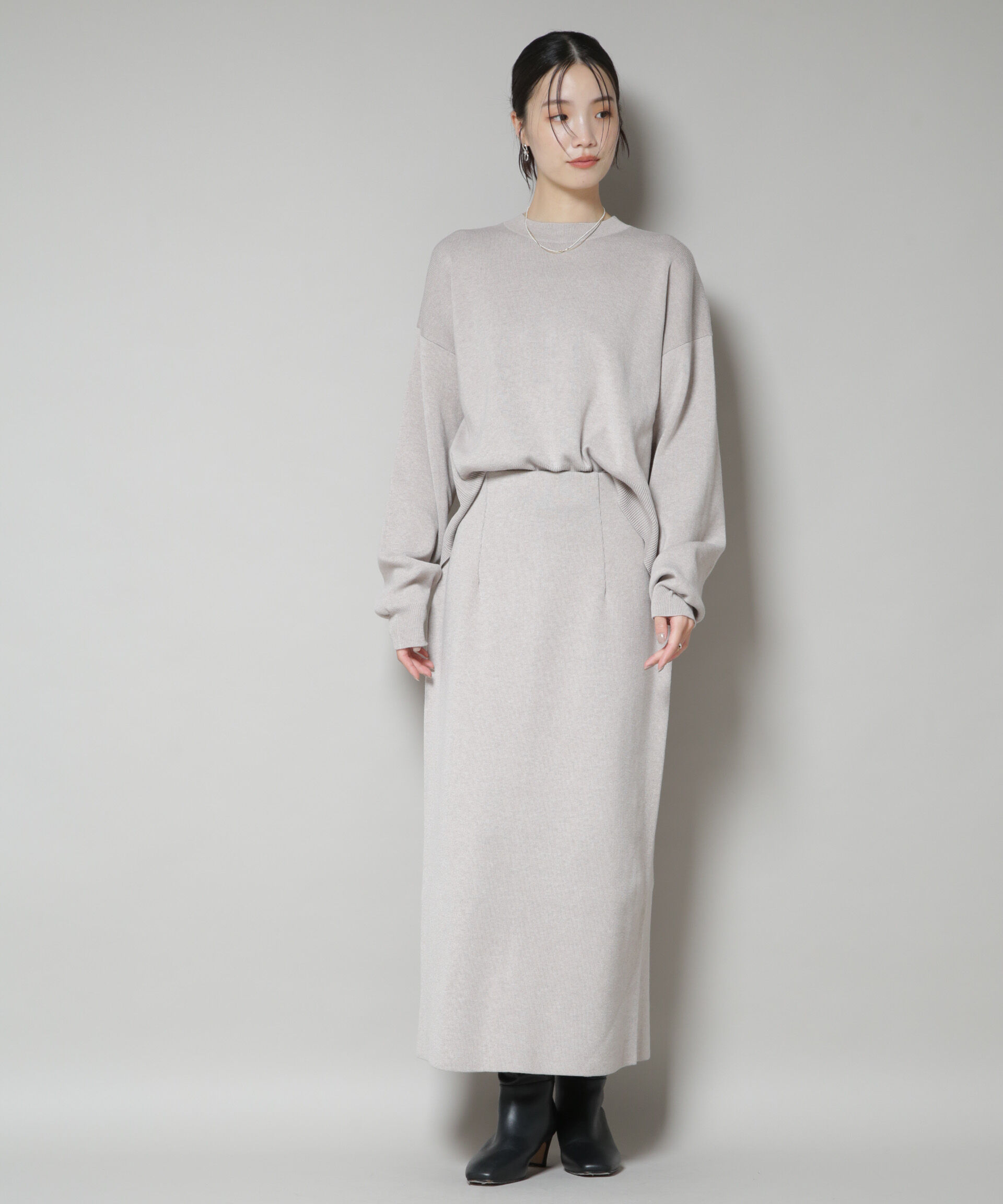 nano･universe「毛玉抑制ニットプルオーバー(セットアップ可)」|ニット・セーター|