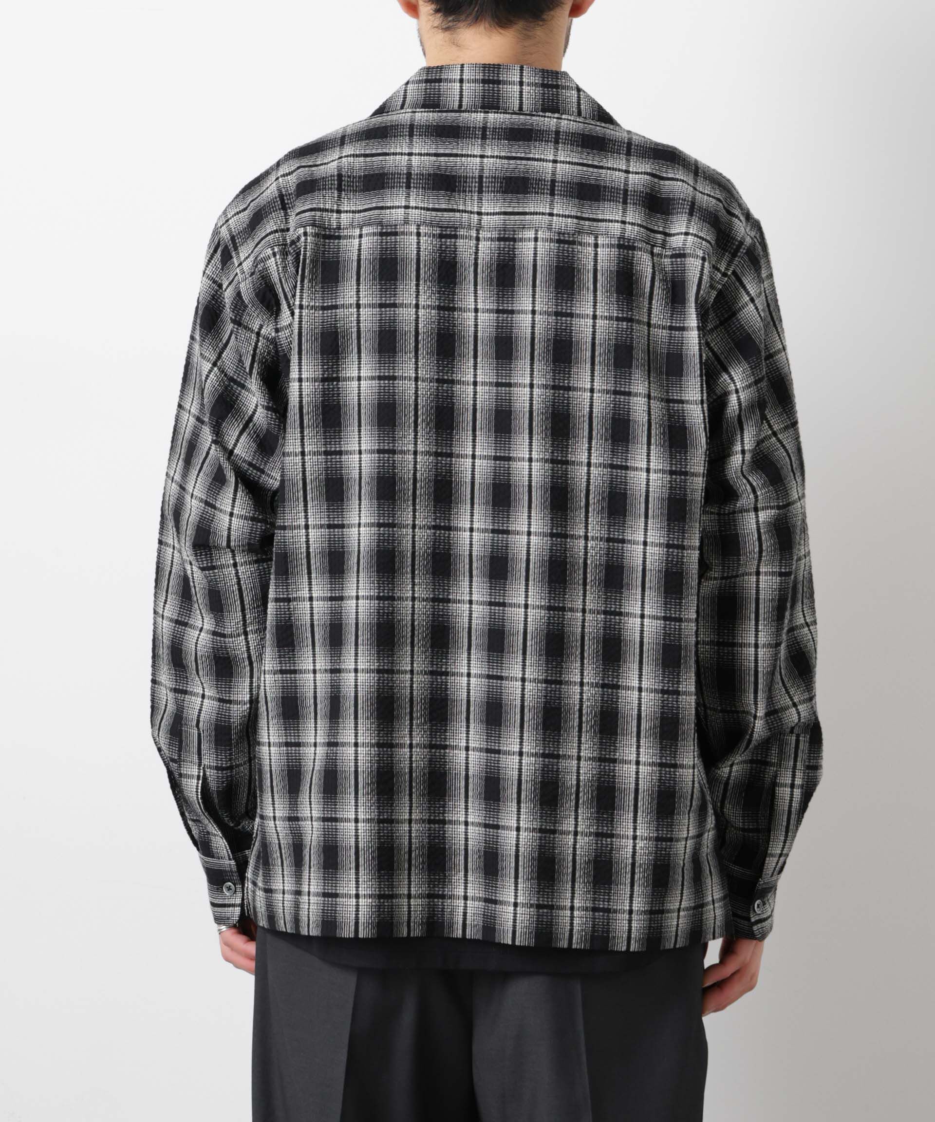 nano･universe「マイクロシアサッカーチェックシャツ」|シャツ・ブラウス|