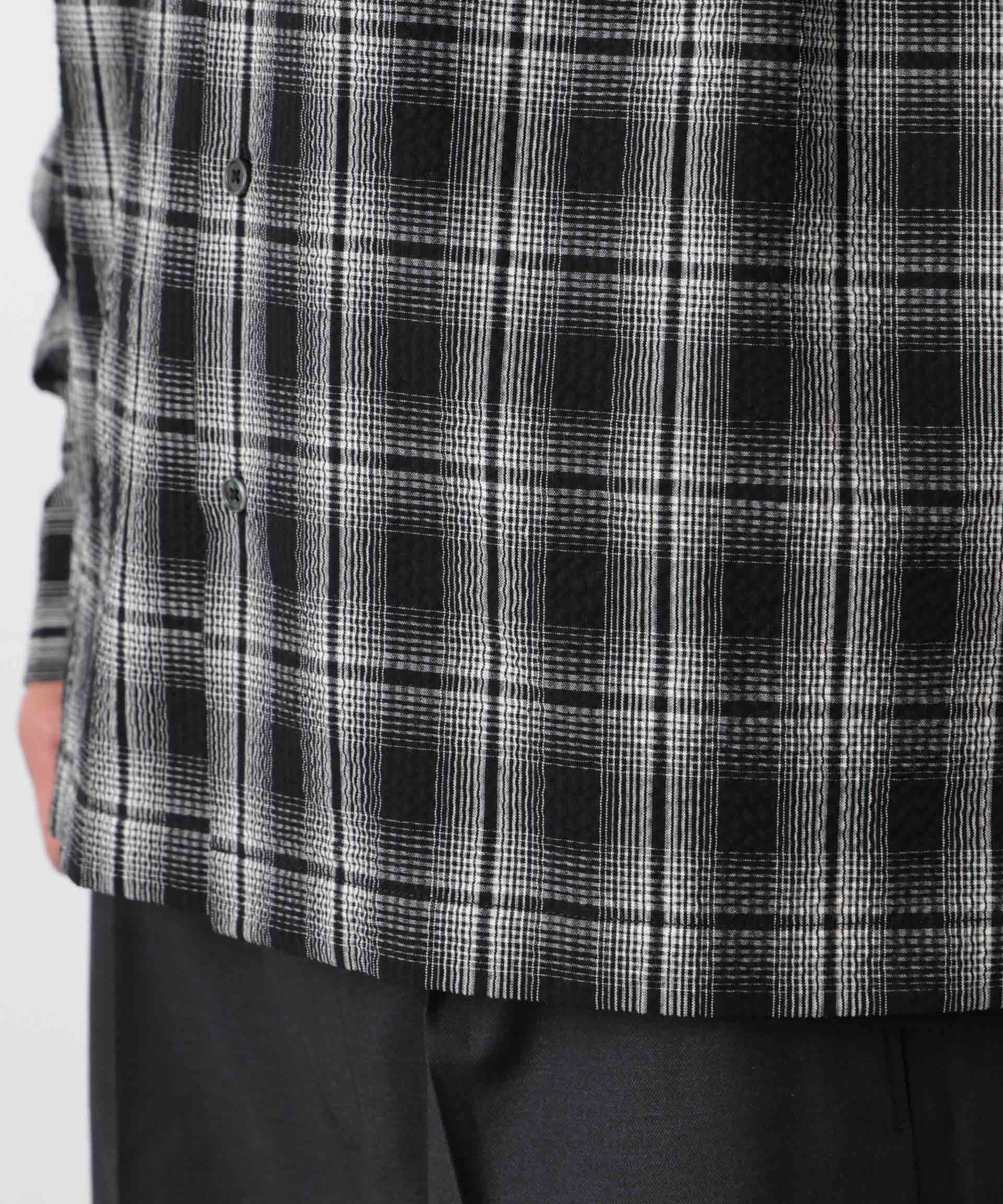 nano･universe「マイクロシアサッカーチェックシャツ」|シャツ・ブラウス|