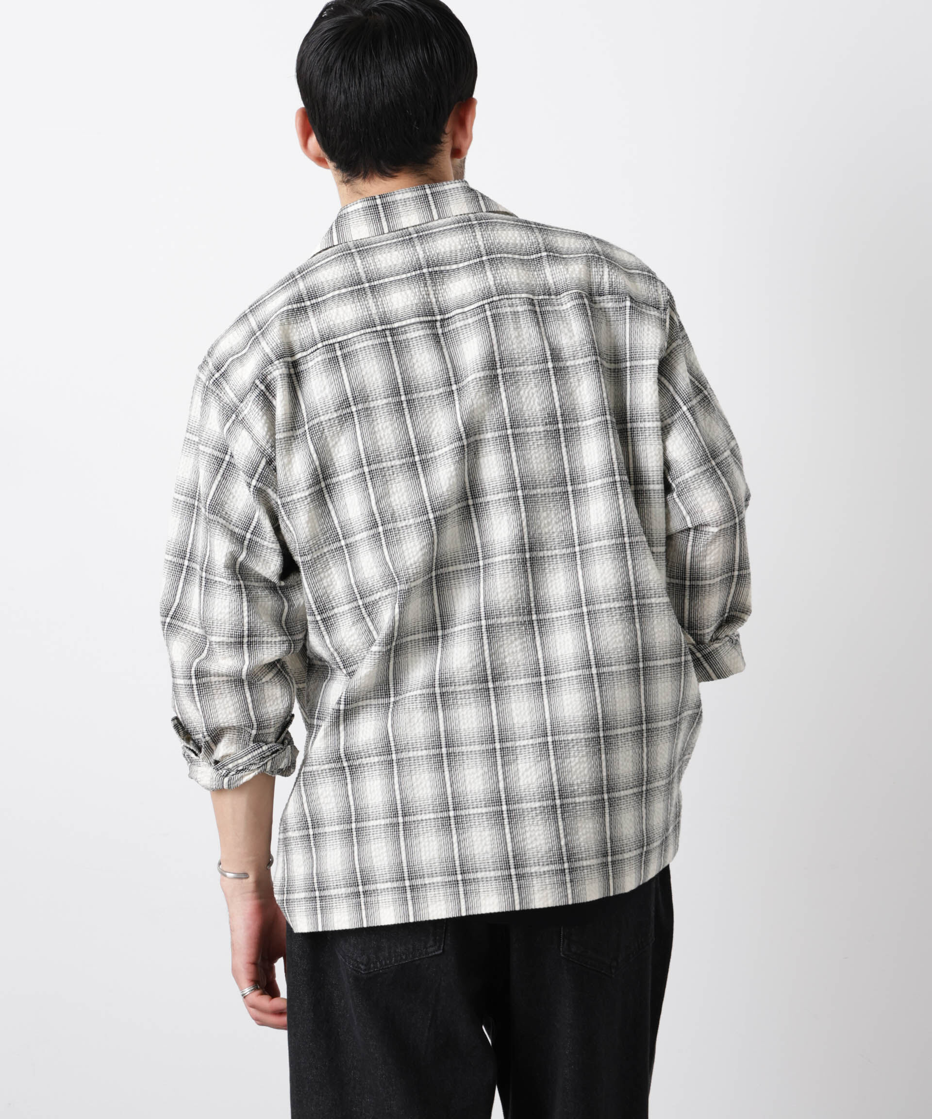 nano･universe「マイクロシアサッカーチェックシャツ」|シャツ・ブラウス|