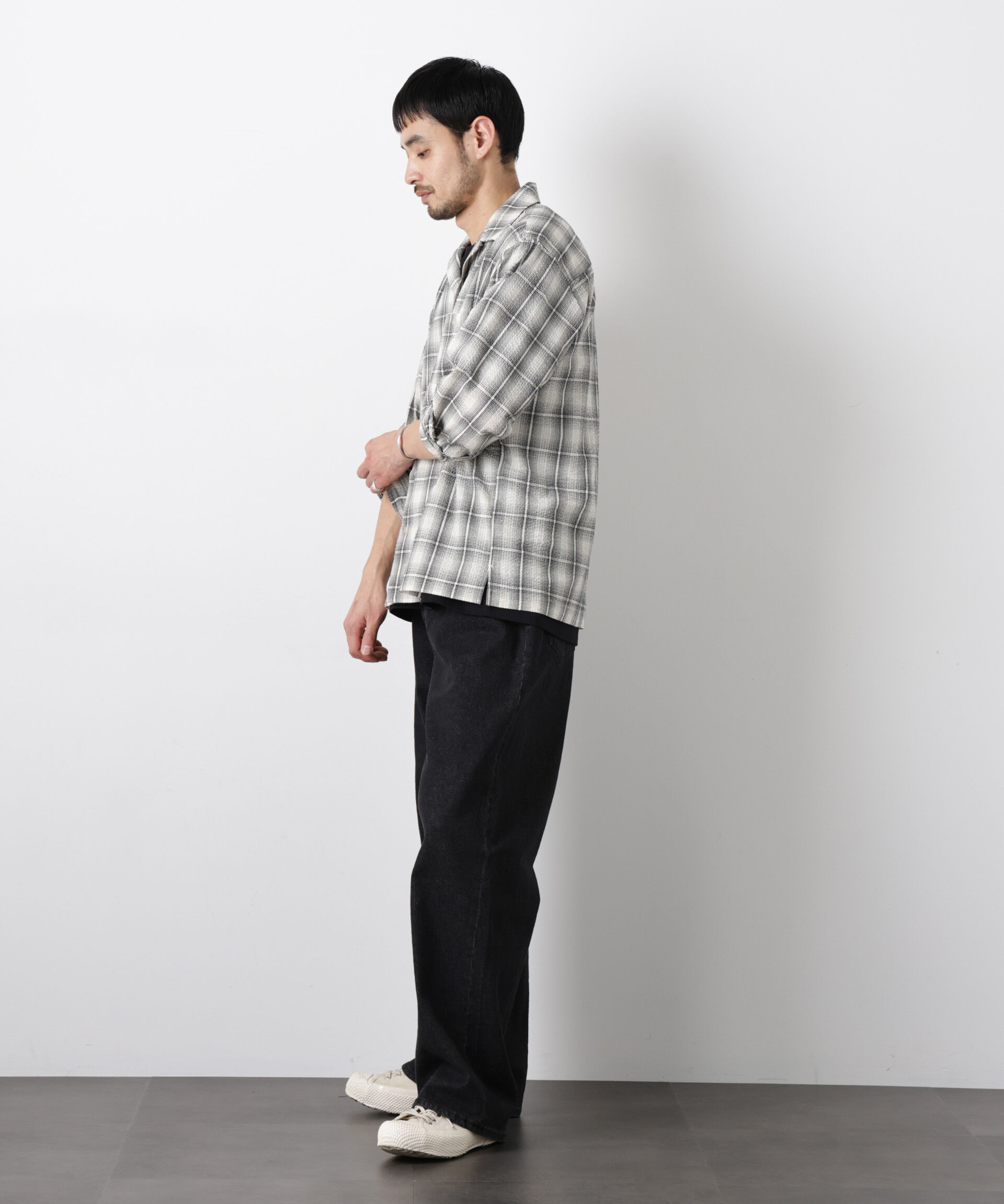 nano･universe「マイクロシアサッカーチェックシャツ」|シャツ・ブラウス|