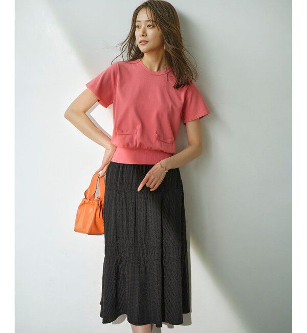 組曲「【WEB限定】ステッチストライプドビー ギャザースカート」|スカート|