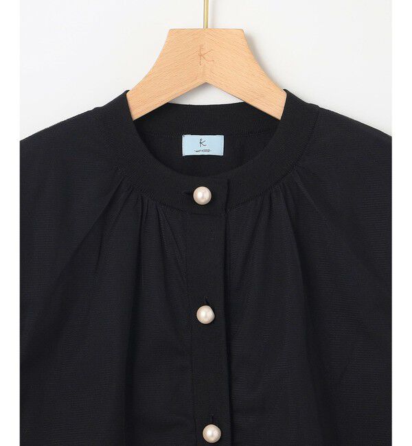 組曲「【WEB限定】チュールニット ブルゾン」|カーディガン|