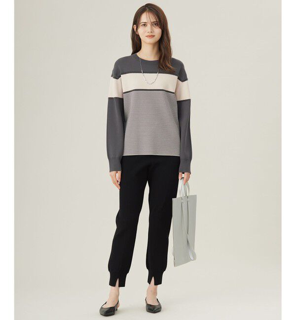 自由区「【セットアップ対応・洗える】レーヨンストレッチニットジョグ パンツ」|その他|