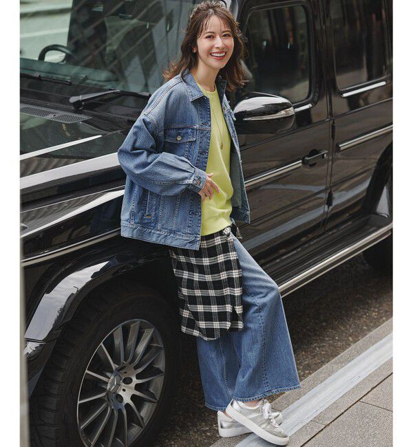 23区「【洗える】ブラッシュド ビエラチェック シャツ」|シャツ・ブラウス|