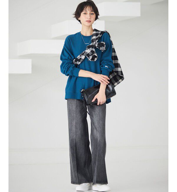 23区「【洗える】ブラッシュド ビエラチェック シャツ」|シャツ・ブラウス|