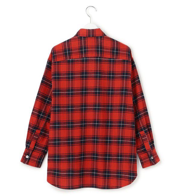 23区「【洗える】ブラッシュド ビエラチェック シャツ」|シャツ・ブラウス|