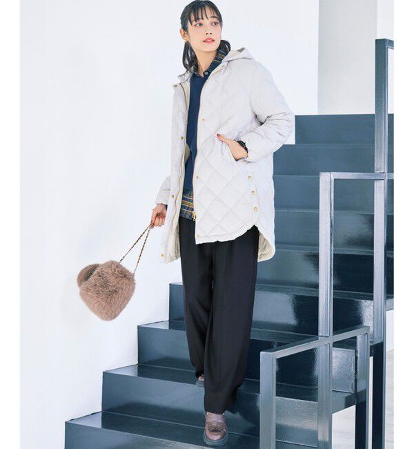 23区「【洗える】ブラッシュド ビエラチェック シャツ」|シャツ・ブラウス|