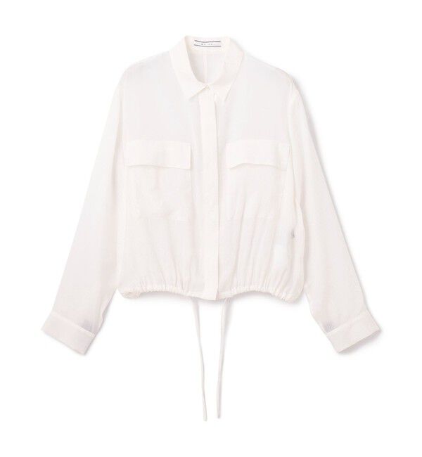 BEIGE,「PAULINE / ドローストリングシアーブラウス」|シャツ・ブラウス|