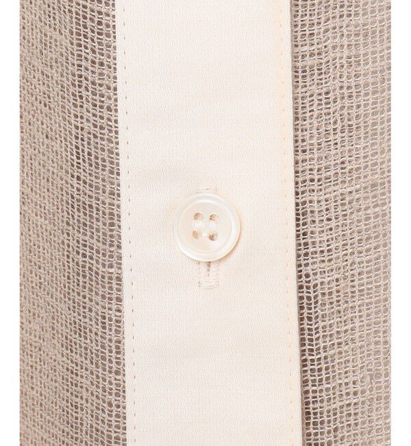 BEIGE,「MATHIEU / バンドカラーシャツ」|シャツ・ブラウス|