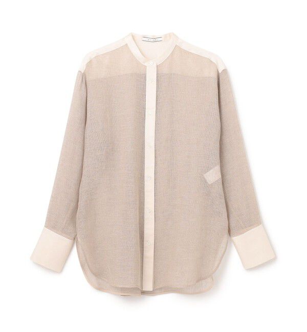 BEIGE,「MATHIEU / バンドカラーシャツ」|シャツ・ブラウス|