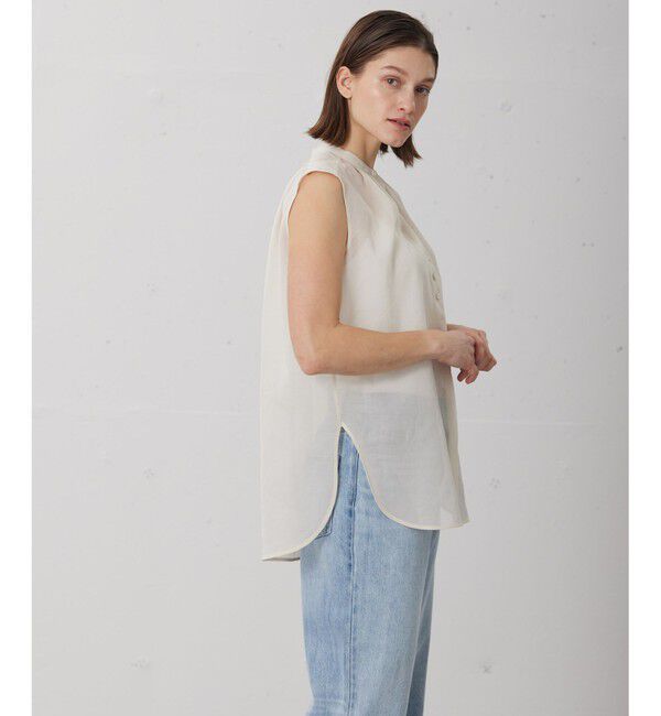 BEIGE,「【WEB限定】ODILON / シアーブラウス」|シャツ・ブラウス|