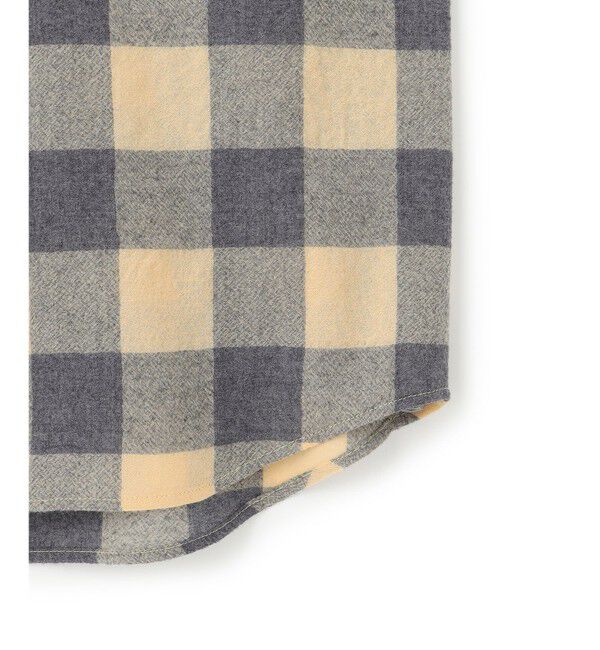 BEIGE,「HOBBS / ウールチェックカシュクールブラウス」|シャツ・ブラウス|