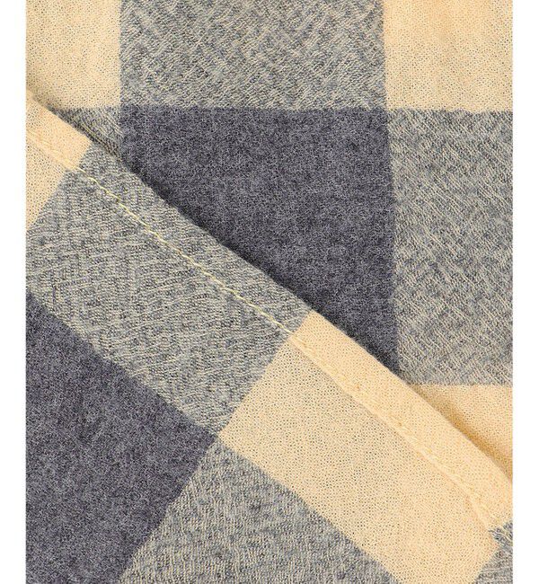 BEIGE,「HOBBS / ウールチェックカシュクールブラウス」|シャツ・ブラウス|