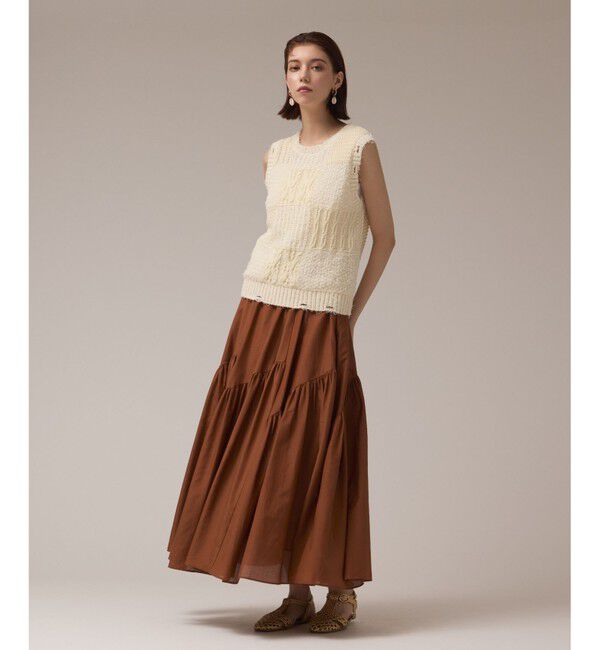 GRACE CONTINENTAL「パッチワークニットトップ」|その他|