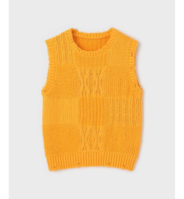 GRACE CONTINENTAL「パッチワークニットトップ」|その他|