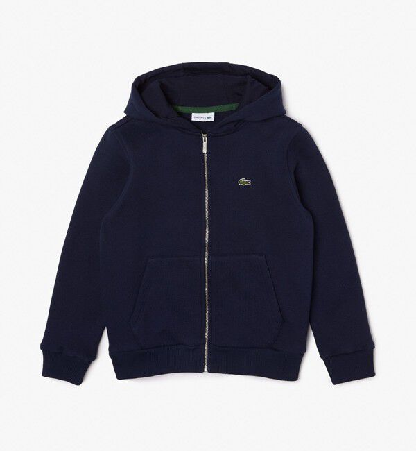 LACOSTE「BOYSミニマルジップアップパーカ」|パーカー|