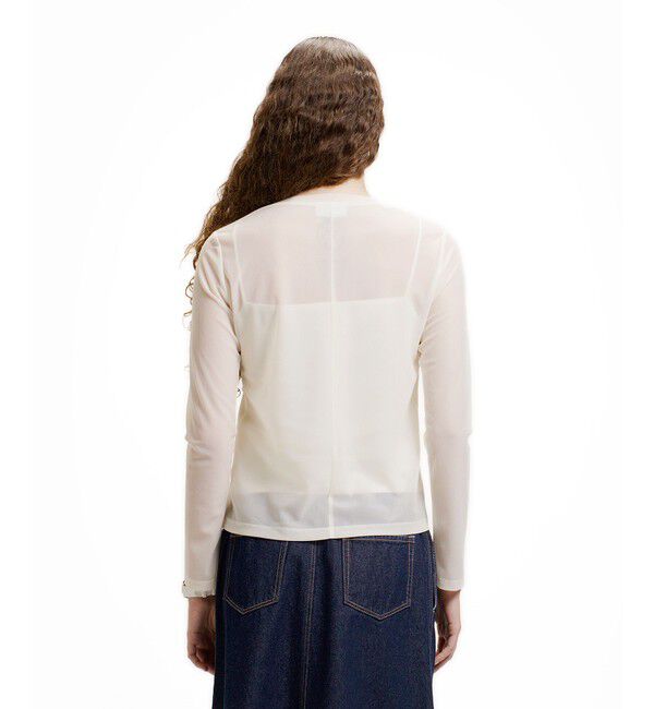 LACOSTE「レイヤードシアートップス キャミソール付き」|Tシャツ・カットソー|