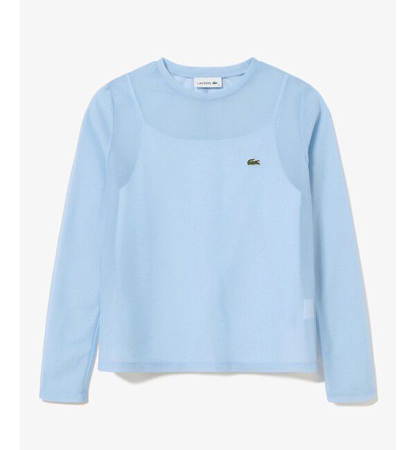 LACOSTE「レイヤードシアートップス キャミソール付き」|Tシャツ・カットソー|