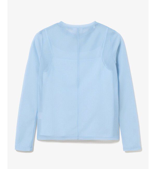 LACOSTE「レイヤードシアートップス キャミソール付き」|Tシャツ・カットソー|