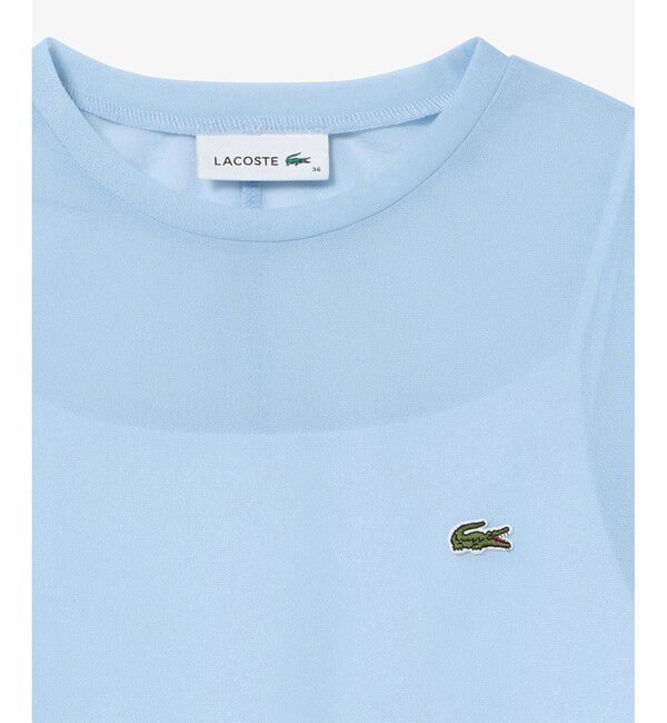 LACOSTE「レイヤードシアートップス キャミソール付き」|Tシャツ・カットソー|