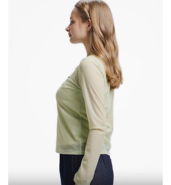 LACOSTE「レイヤードシアートップス キャミソール付き」|Tシャツ・カットソー|