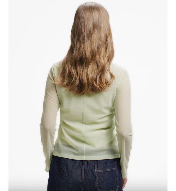 LACOSTE「レイヤードシアートップス キャミソール付き」|Tシャツ・カットソー|