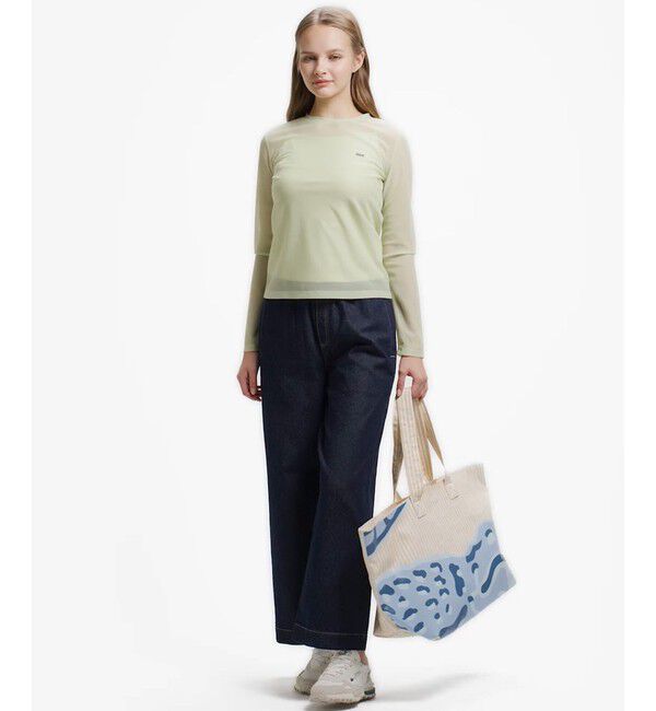 LACOSTE「レイヤードシアートップス キャミソール付き」|Tシャツ・カットソー|