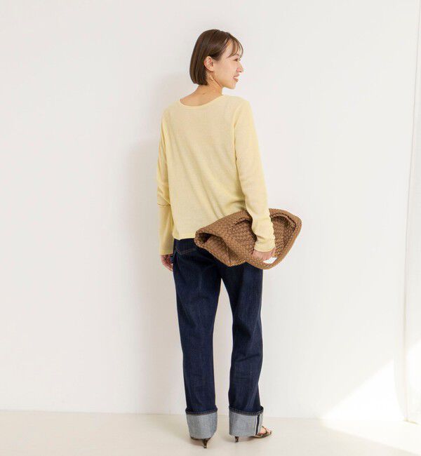 NOLLEY'S「ウォッシャブルナチュラルテレコ2WAYカーデ」|カーディガン|