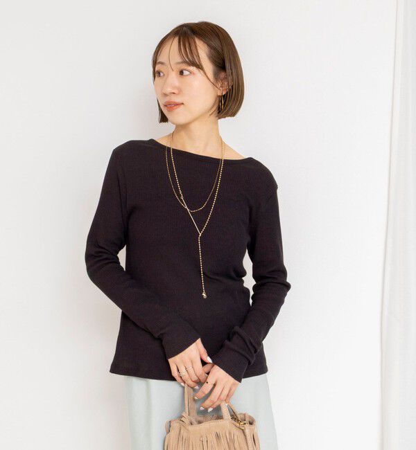 NOLLEY'S「ウォッシャブルナチュラルテレコ2WAYカーデ」|カーディガン|