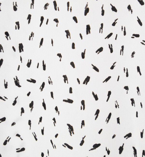 NOLLEY'S sophi「ウォッシャブルファンクショナルジョーゼットプリントタックフレアーブラウス」|シャツ・ブラウス|