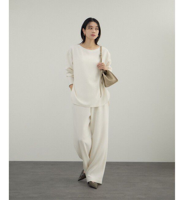 SALON adam et rope'「トリアセボートリブブラウス / セットアップ対応」|シャツ・ブラウス|