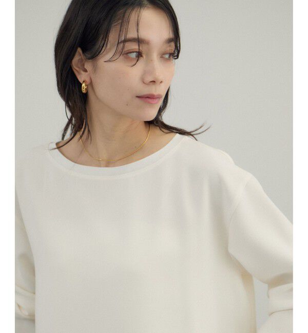 SALON adam et rope'「トリアセボートリブブラウス / セットアップ対応」|シャツ・ブラウス|