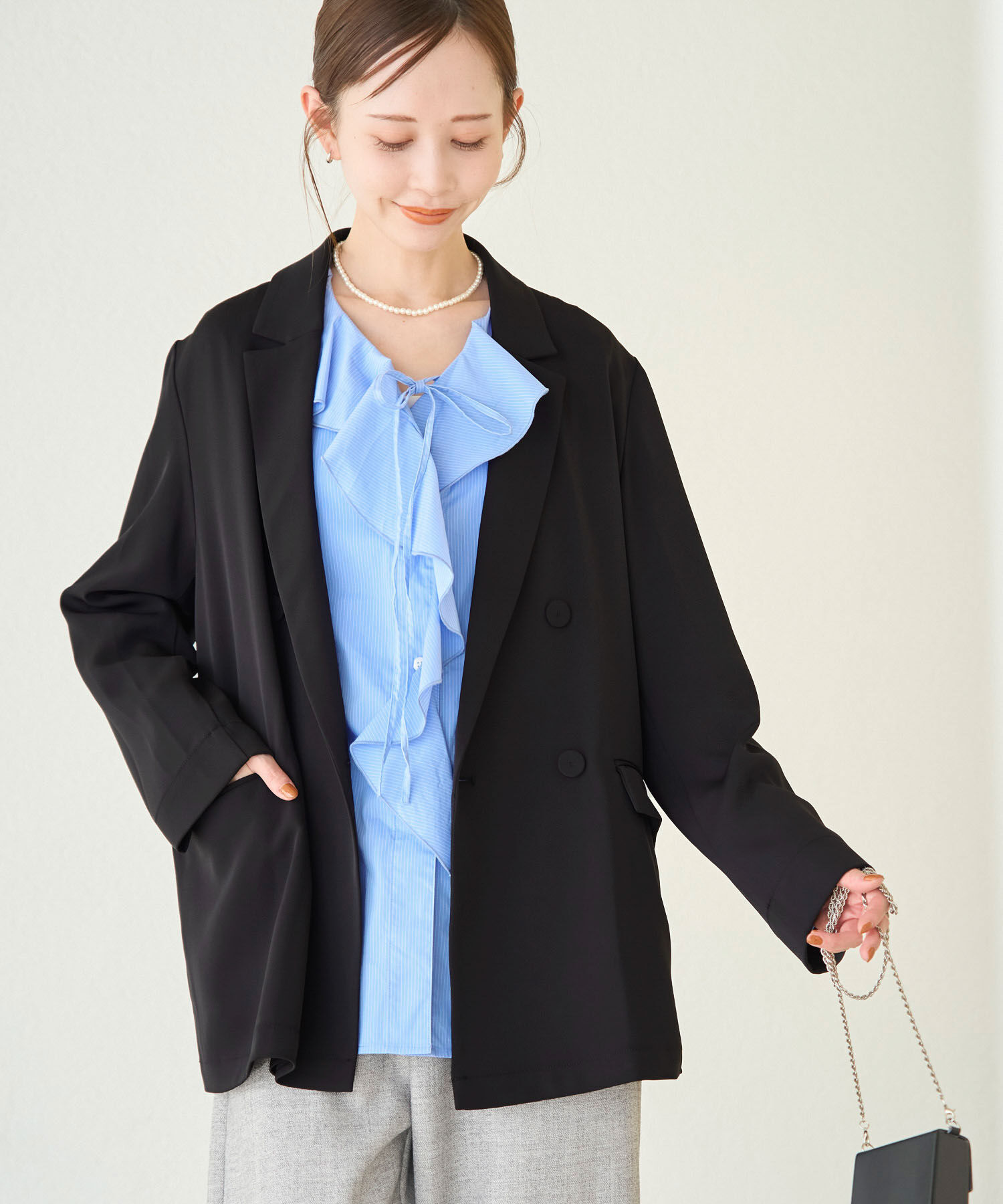 Rope&rsquo;Picnic「ラッフルブラウス」|シャツ・ブラウス|