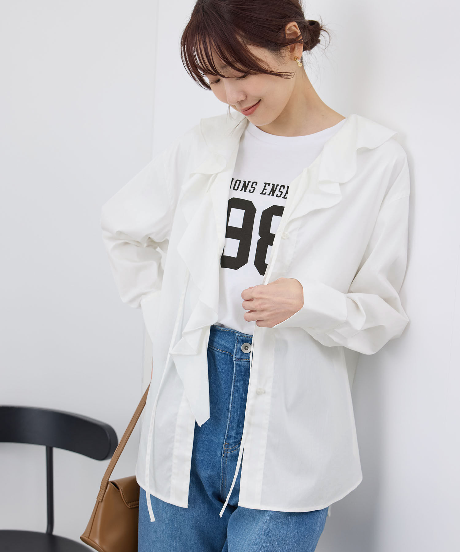 Rope&rsquo;Picnic「ラッフルブラウス」|シャツ・ブラウス|