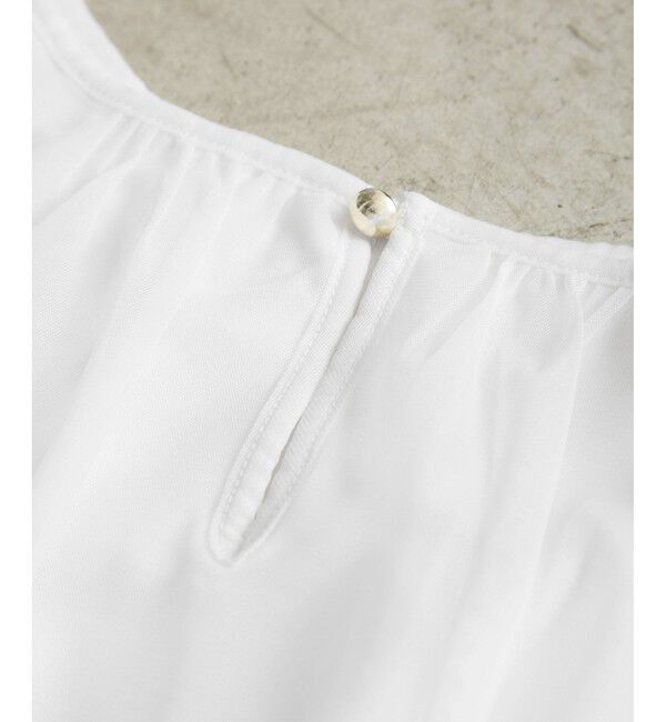 Rope&rsquo;Picnic「Cutee チュールドッキングツイストスリーブトップス/リンクコーデ」|Tシャツ・カットソー|