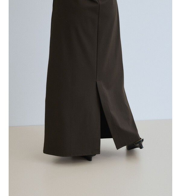 ADAM ET ROPE'「【WEB限定】バイカラーノースリーブワンピース」|ワンピース|