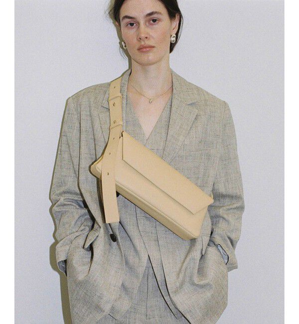 ADAM ET ROPE'「【PFT】Roll Flap small Bag」|ショルダー・メッセンジャー|クリーム(83)