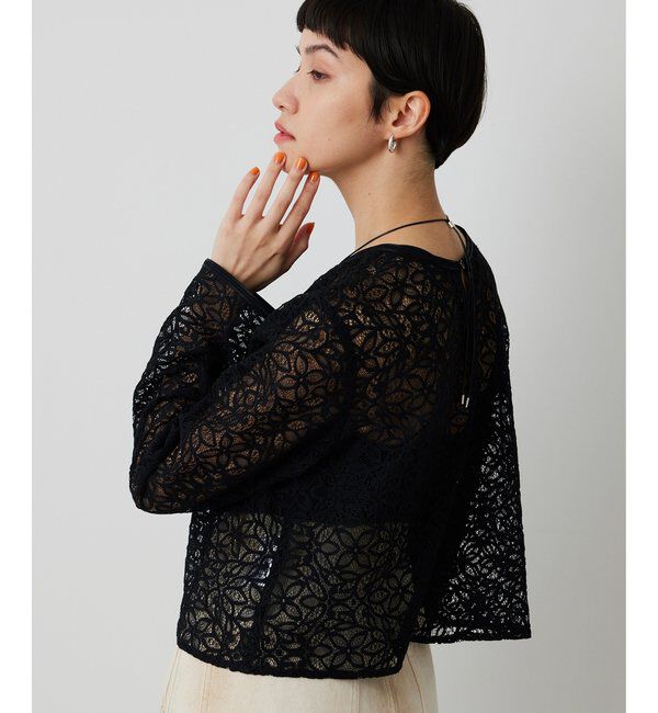 THE PAUSE「【THE PAUSE】ボタニカルレースブラウス」|シャツ・ブラウス|