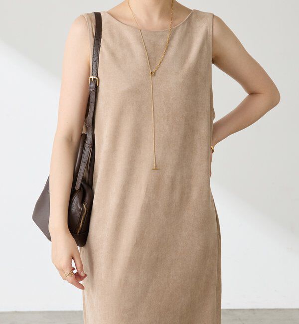  「スエードライクジャンパースカート」|ワンピース|