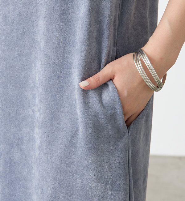  「スエードライクジャンパースカート」|ワンピース|