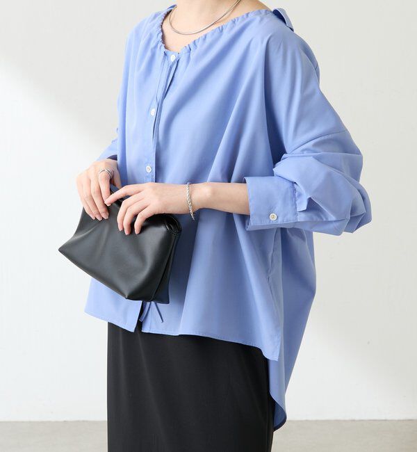  「襟ギャザーシャツ」|シャツ・ブラウス|