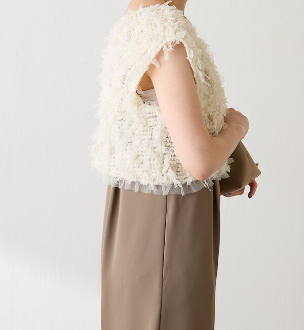  「チュールフリンジセットロンパース」|ワンピース|