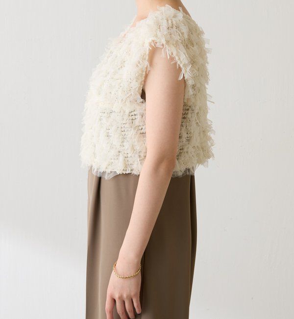  「チュールフリンジセットロンパース」|ワンピース|