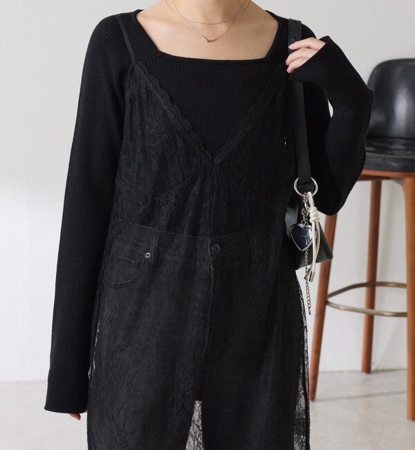  「2WAYレースキャミワンピース」|ワンピース|